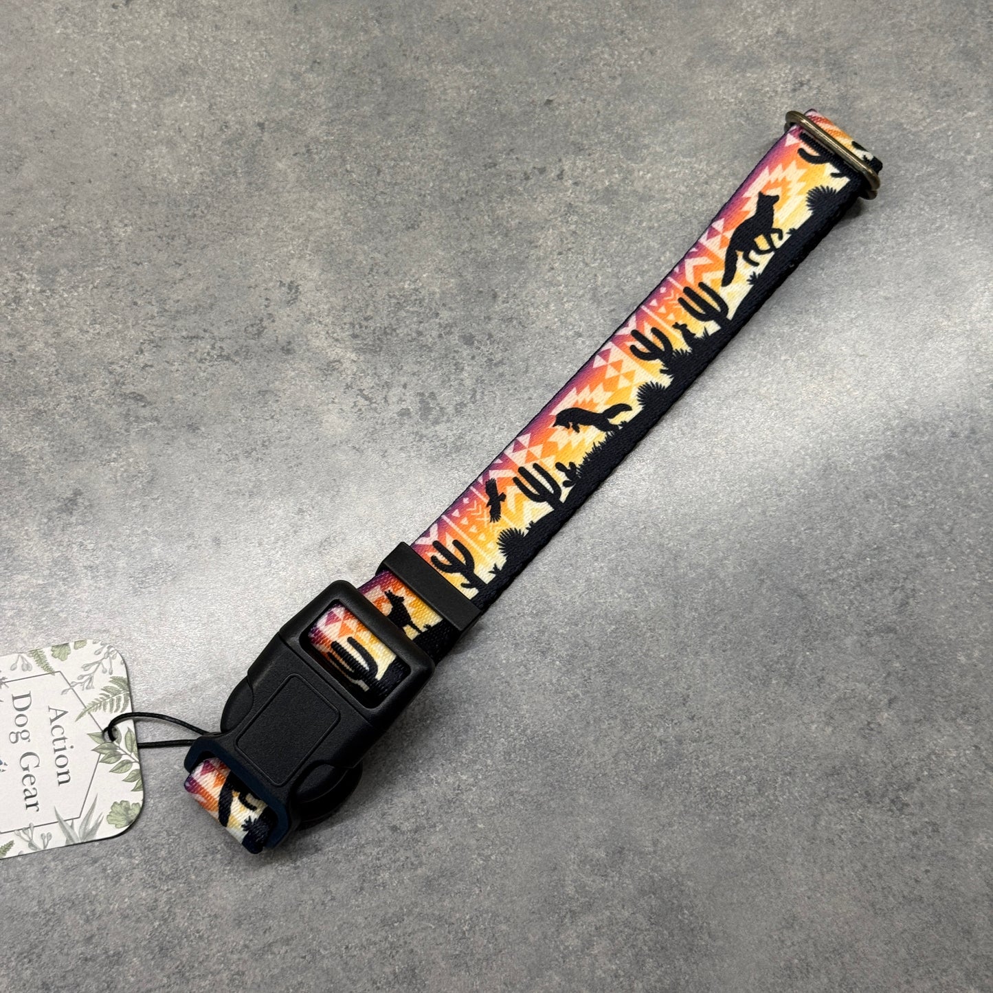 Vibrant Desert Dog Collar | Handmade Dog Collar