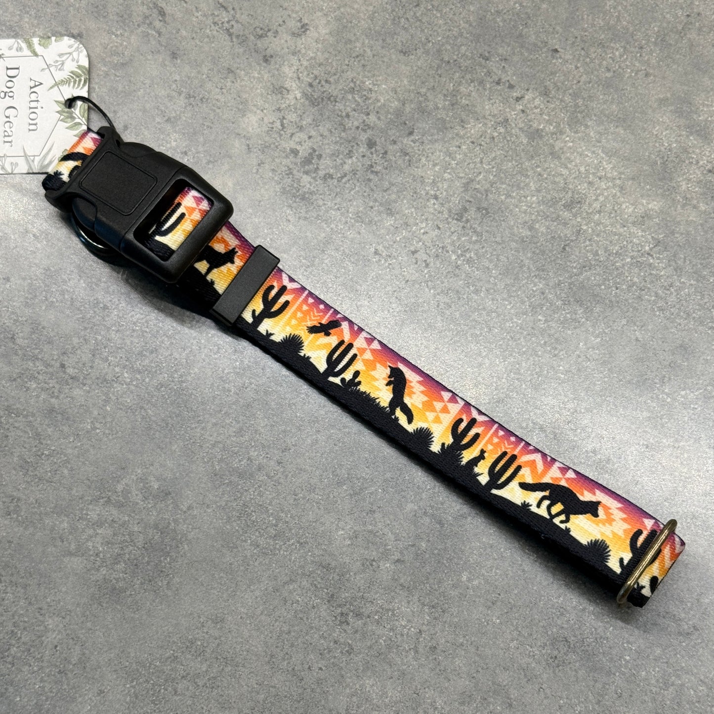 Vibrant Desert Dog Collar | Handmade Dog Collar