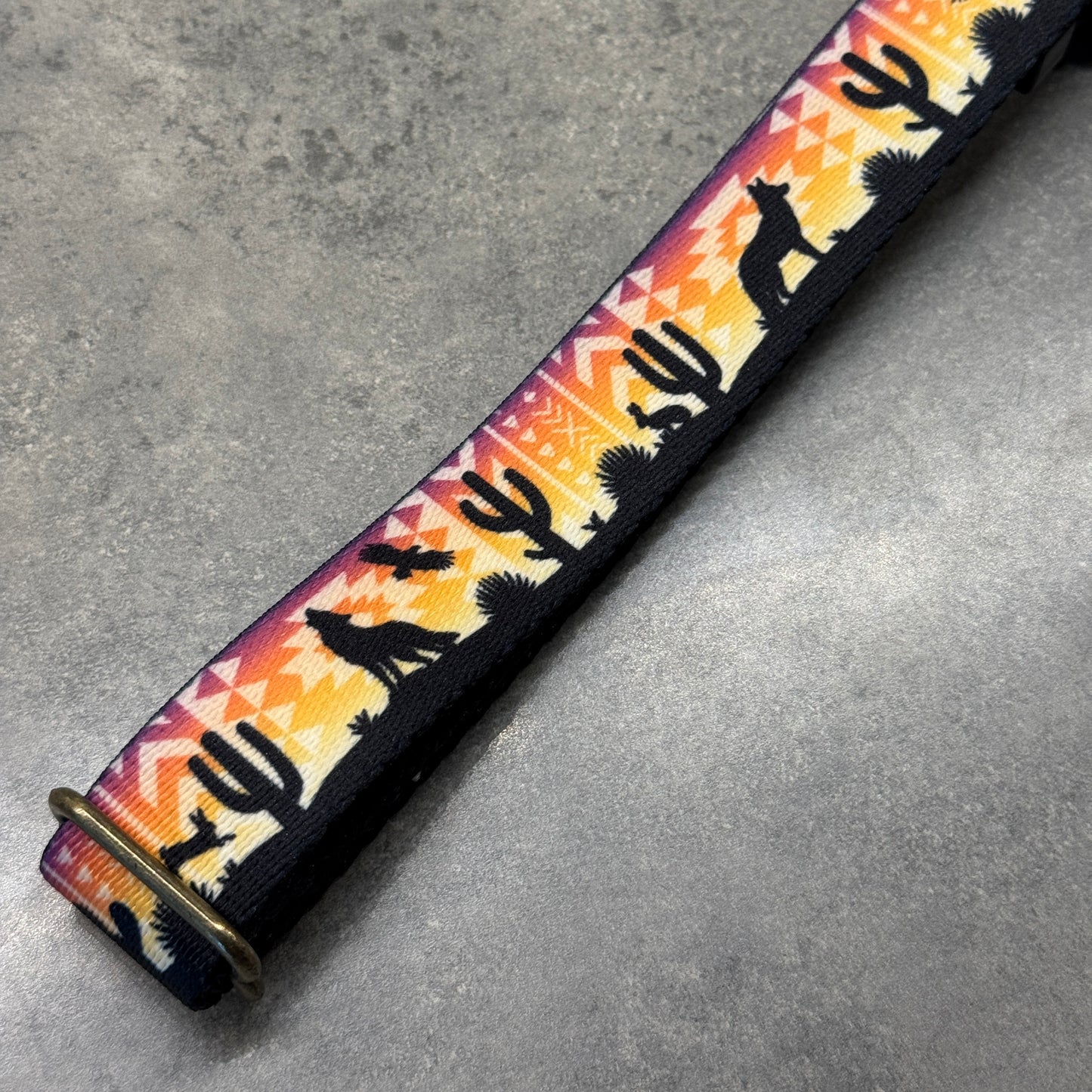 Vibrant Desert Dog Collar | Handmade Dog Collar