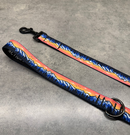 Rosegold Teton Range | Handmade Dog Collar