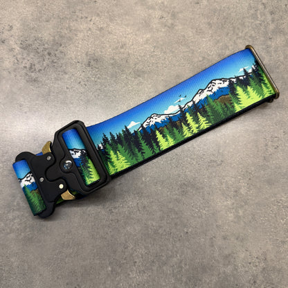 Three Sisters Mountain Dog Collar | Handmade in Oregon