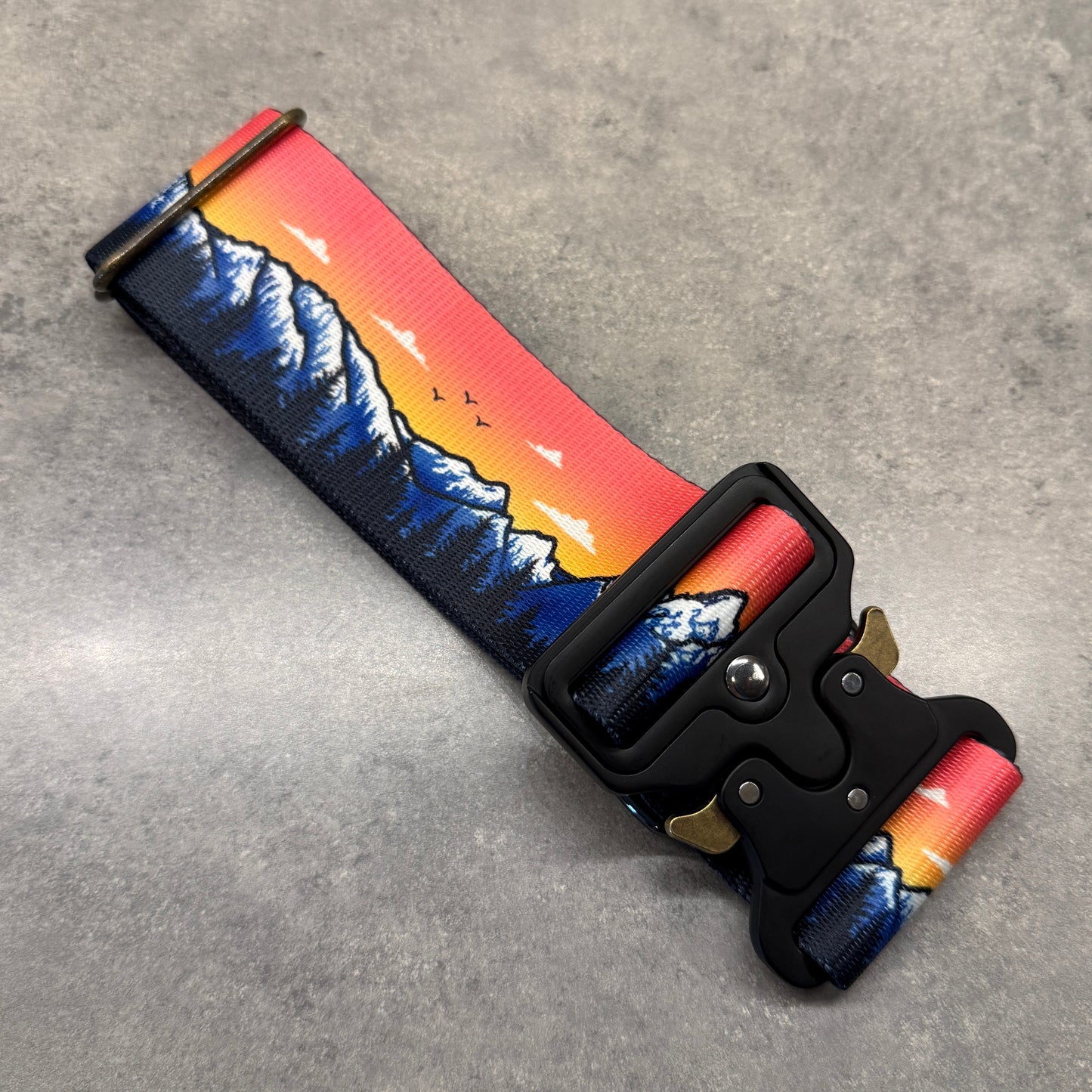 Rosegold Teton Range | Handmade Dog Collar