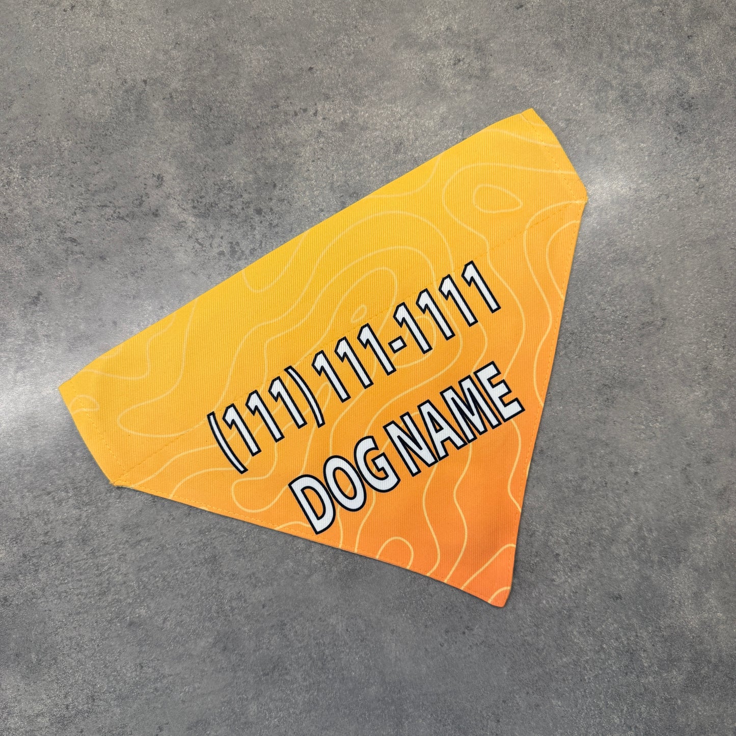 Custom Ridgeline Rescue Bandana| Off-Leash Safety Bandana