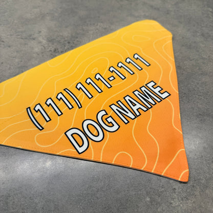 Custom Ridgeline Rescue Bandana| Off-Leash Safety Bandana