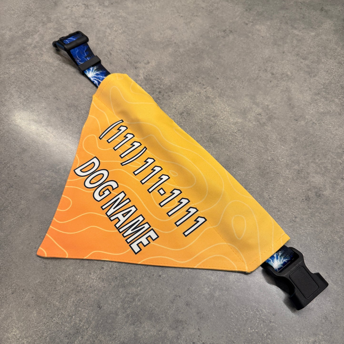 Custom Ridgeline Rescue Bandana| Off-Leash Safety Bandana