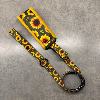 Sunflower Paradise Minky Slip Leash