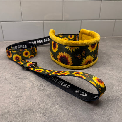 Sunflower Paradise Minky Slip Leash