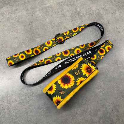 Sunflower Paradise Minky Slip Leash