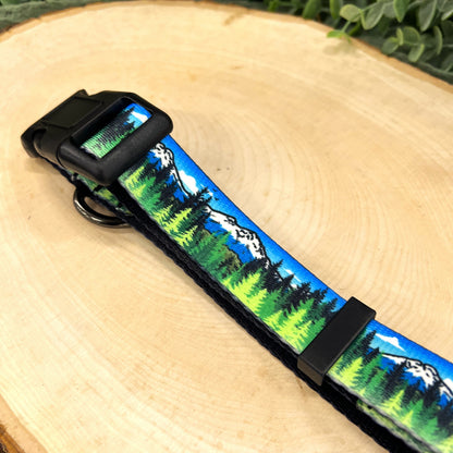 Blue Sky Three Sisters | Handmade Dog Collar
