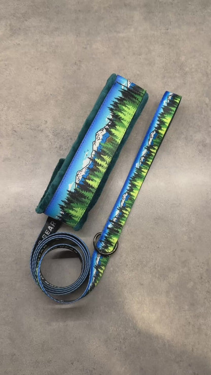 Blue Sky Three Sisters Minky Slip Collar + Built-In Leash